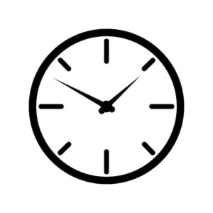 icone horloge logo isole signe symbole illustration vectorielle   x